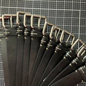 Lot Of 11 Belts Men Dress Casual Black NYBC See Description NWT